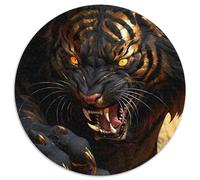 Rompecabezas de Papel de Tigre de 1000 Piezas para Adultos, Rompecabezas para la Mente, Juego para Adultos, Actividad interactiva Familiar (tamaño 67,5 x 67,5 cm)