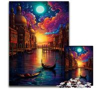 Rompecabezas de Papel de Venecia Italia 1000 Piezas para Adultos Divertido y Familiar Adolescentes 1000 Piezas (38x26 cm)