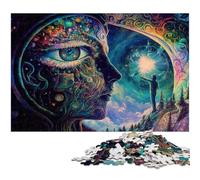Rompecabezas de Papel El Despertar del Tercer Ojo para Adultos 1000 Piezas Juguetes educativos Juegos Familiares 1000 Piezas (38 x 26 cm)
