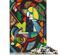 Rompecabezas de Papel Entrelazado Hijas en una Mecedora de Sayen, Rompecabezas Rectangular de precisión para Adultos y niños, 1000 Piezas (26 x 38 cm)