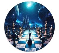 Rompecabezas de Papel Galaxy Chess de 1000 Piezas, Familiares y Amigos, Apto para Mayores de 14 años 67,5 x 67,5 cm