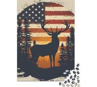 Rompecabezas de Papel para Adultos, Animales del Bosque, 1000 Piezas, Rompecabezas Rectangular, Juego de Desarrollo Intelectual, 1000 Piezas (38 x 26 cm)