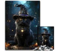 Rompecabezas de Papel para Adultos de 1000 piezasThe Purrfect Spellcaster Ideal para divertirse en Familia Relajarse y Regalar en Vacaciones 1000 Piezas (38 x 26 cm)
