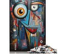 Rompecabezas de Papel Rectangular con diseño Abstracto y Colorido, Ideal como decoración del hogar, para Adultos y Adolescentes, Día de la Madre, 1000 Piezas (75 x 50 cm)