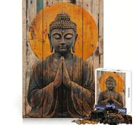 Rompecabezas de Pared con Motivos de meditación Budista para Adultos 1000 Piezas para un desafío de Pensamiento,diversión Tranquila,sin Bordes ásperos,Regalo Festivo (38x26cm)