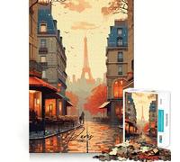 Rompecabezas de París, Francia, para Adultos, 1000 Piezas, Juguete para ejercitar la Mente, Juego de ingenio, diseño y Montaje, Regalo Encantador (50x75cm)