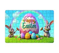 Rompecabezas De Pascua Para Adultos - Lindo Rompecabezas De Conejito, Set De Rompecabezas De Vacaciones De Conejo, Rompecabezas De Primavera De Dibujos Animados | Decoración Del Hogar Imagen De Pascua