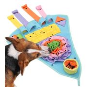 Rompecabezas De Pastel De Mina Suave De Perro, Estera De Sniffle De Cachorro | Rompecabezas De Alimentación Interactiva De Espacial Para El Aburrimiento - La Comida Educativa Oculta Juguetes De