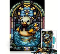 Rompecabezas de Patito de Goma para baño, 1000 Piezas para Adultos, fortalece la Memoria, diversión en Grupo, Bordes limpios, Regalo Elegante (50x75cm)