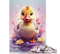 Rompecabezas de Patito, Juguete de descompresión, cartón 100% Reciclado, para Adultos y Adolescentes, Regalo para el Día del Padre, 1000 Piezas (26 x 38 cm)