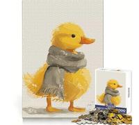 Rompecabezas de patitos adorables para Adolescentes, 1000 Piezas, Juguete para ejercitar la Mente, fácil y Divertido de armar, Regalo Ideal 50x75cm