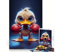 Rompecabezas de patitos Boxeadores para Adultos, 1000 Piezas, Ejercicio Inteligente, Entretenimiento Relajante, Bordes precisos, Sorpresa navideña (50x75cm)
