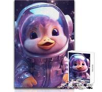 Rompecabezas de Pato Espacial de 1000 Piezas para Adolescentes, Juego de Aprendizaje de Pensamiento estratégico, Regalo Ideal y significativo para Cualquier Evento, tamaño 38x52cm