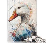 Rompecabezas de Pato salpicado, Juegos creativos, cartón 100% Reciclado, Adultos, 1000 Piezas (75 x 50 cm)