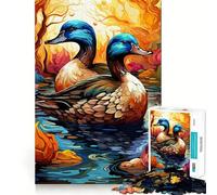 Rompecabezas de Patos pacíficos para Adultos, 1000 Piezas, Juguete para desarrollar la Mente, Juego de ingenio, diseño y Montaje, Regalo Encantador (50x75cm)