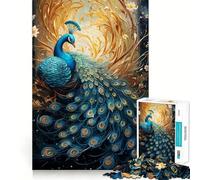 Rompecabezas de Pavo Real mítico para Adolescentes, 1000 Piezas, Juguete Mental, Entretenimiento, Corte Premium, Regalo Original (50x75cm)