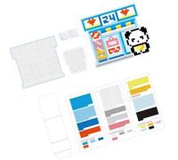 Rompecabezas De Pegatinas Seguras Conjunto De Expresión Creativa Hecho a Mano Actividades De Juego Creativas Para Niños Suministros De Arte Reutilizables Juguete De Rompecabezas Para Niños