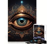 Rompecabezas de percepción del Tercer Ojo de 1000 Piezas para Adolescentes Juego de ingenio Momento de Paz 38x26cm