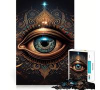 Rompecabezas de percepción del Tercer Ojo de 1000 Piezas para Adolescentes Juego de ingenio Momento de Paz 38x26cm