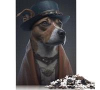 Rompecabezas de Perro Adorable, antiestrés, 100% cartón Reciclado, Ideal para Adultos y niños, 1000 Piezas (75 x 50 cm)