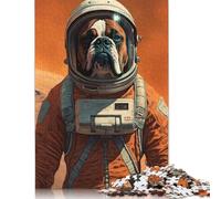 Rompecabezas de Perro bóxer Mars para Adultos y niños. 520 Piezas Juguete Educativo, decoración del hogar, 520 Piezas (52 x 38 cm).