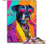 Rompecabezas de Perro bóxer para Adultos y Adolescentes, 2000 Piezas, para Mayores de 14 años, decoración del hogar, Juegos Familiares, cumpleaños (70x100cm)