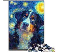 Rompecabezas de Perro de montaña bernés de 2000 Piezas para Adultos, Juegos educativos, decoración del hogar, Regalos de cumpleaños, Arte Mural 70x100cm
