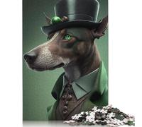 Rompecabezas de Perro de Sherlock Holmes para Adultos y Adolescentes, 500 Piezas, Rompecabezas de Madera para Adultos, Rompecabezas Educativo de 500 Piezas (52 x 38 cm)