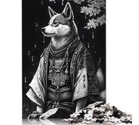 Rompecabezas de Perro Guerrero, difícil, 100% cartón Reciclado, Ideal para Mujeres y Hombres, Regalo para el Día del Padre, 1000 Piezas (26 x 38 cm)