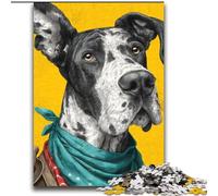 Rompecabezas de Perro Hip Hop para Adultos, 2000 Piezas, Juegos educativos, decoración del hogar, Regalo de cumpleaños, Arte Mural (70x100cm)