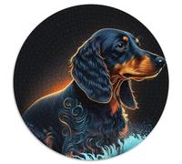 Rompecabezas de Perro Salchicha de 1000 Piezas para Adultos,desafiantes Rompecabezas para una Noche de Juegos en Familia,decoración del hogar y Regalo para Entrenar el Cerebro (tamaño 67,5 x 67,5 cm)
