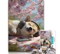 Rompecabezas de Perro Shiba Inu de 1000 Piezas para Adolescentes, Juegos educativos y decoración del hogar Regalos para Toda la Familia (50x75cm)