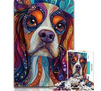 Rompecabezas de Perros de Jigsaw Art para Adultos 1000 Piezas Toda la Familia a Partir de 14 años 38x26cm
