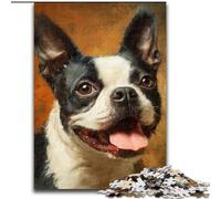 Rompecabezas de Perros Felices para Adolescentes, 1000 Piezas, Juegos relajantes Que fomentan el Amor en Pareja, para Mayores de 14 años (50x75cm)