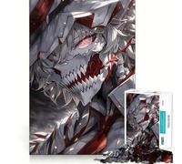 Rompecabezas de Personaje de Anime con máscara,1000 Piezas,Juguete de construcción Focus Building Toy,Ajuste Huecos,Actividad gratificante para días lluviosos (38x52cm)