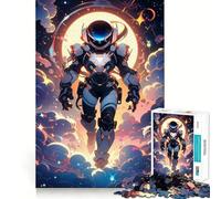 Rompecabezas de Personajes con Traje Espacial, 1000 Piezas para Adolescentes Refuerza la Memoria Calidad Garantizada Regalo Ideal para Navidad 38x52cm