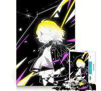 Rompecabezas de Personajes de Anime con Detalles geométricos,1000 Piezas,Juego de concentración Mental,Corte de precisión,Bordes Suaves,Juego para Construir Conexiones significativas (50x75cm)