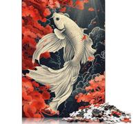 Rompecabezas de pez Betta japonés, desafiante y Estimulante, 100% cartón Reciclado, Ideal para Adultos y niños, 1000 Piezas (26 x 38 cm)