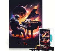 Rompecabezas de Piano en el Espacio para Adolescentes, 1000 Piezas, Rompecabezas Mental, Juego Casual y Relajante, Regalo conmovedor (38x26cm)