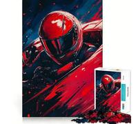 Rompecabezas de piloto de Carreras de 1000 Piezas para Adolescentes Juguete de lógica Fina, fácil de Usar, con Bordes limpios, Ideal para Festivales (38x52cm)