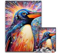 Rompecabezas de pingüino de 1000 Piezas, Rompecabezas difícil para Adultos y Adolescentes, Noche de Juegos en Familia, Idea de Regalo para estimular el Cerebro, 50x75cm/19,68x29,52 Pulgadas