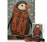 Rompecabezas de pingüinos de Invierno para Adultos, 1000 Piezas, Habilidad analítica, Ocio Relajado, unión Perfecta, Regalo de Invierno (50x75cm)