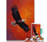 Rompecabezas de Pintura al óleo de Flor de águila para Adolescentes, 1000 Piezas, Juegos educativos, decoración del hogar, Adecuado para decoración de Escritorio, 38x52cm