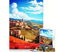 Rompecabezas de Pintura al óleo de Priorat, España, para Adultos, 1000 Piezas, para estimular la Memoria, para Momentos acogedores, para armar, con diseño de la Lista de Deseos de Papá Noel 50x75cm