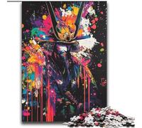 Rompecabezas de Pintura al óleo de samurái Ninja para Adultos, 2000 Piezas, Juegos educativos, decoración del hogar, Regalo de cumpleaños, Arte Mural (70x100cm)