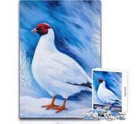 Rompecabezas de Pintura de Aves Willow Ptarmigan para Adolescentes, 1000 Piezas, Juego Educativo de concentración Mental, Idea conmovedora, tamaño 38x26cm