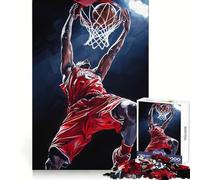 Rompecabezas de Pintura de Mates de Baloncesto de 1000 Piezas para adolescentesDesarrolla Habilidades mentales, Calma y relajaciónRegalo Ideal (50x75cm)