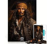 Rompecabezas de Piratas de 1000 Piezas para Adultos, Juguete Inteligente y Divertido, decoración de Pared con Bordes Lisos (50x75cm)