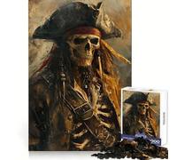 Rompecabezas de Piratas sonrientes para Adultos, 1000 Piezas, para Fortalecer la Memoria, Divertido, de Calidad, Elegante, Regalo (38x26cm)