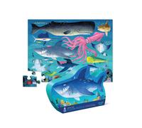 Rompecabezas de piso Crocodile Creek de 36 piezas - Divertidos rompecabezas de piso para ni os de 3 a 5 a os - Caja resistente con forma para alm